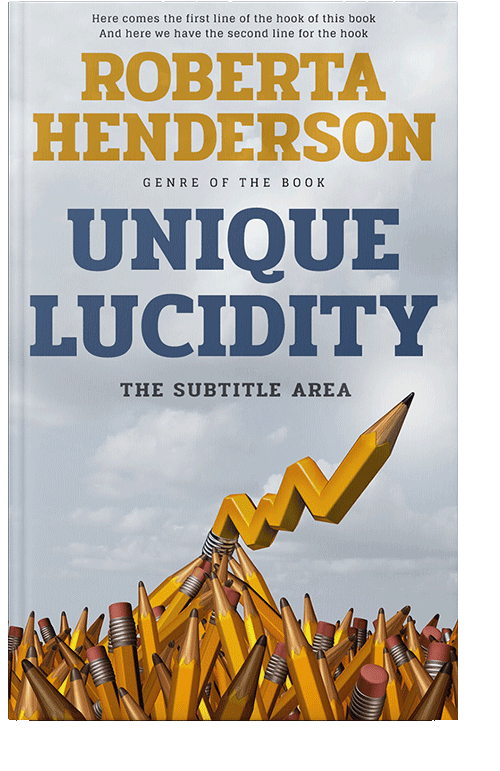 Front view of Mischka #9422 - Premade Business Book Cover