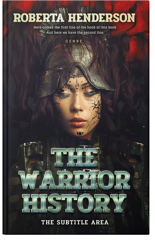 Front view of Premade Fantasy Book Cover - Thunder
