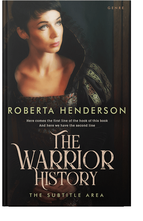 Front view of Cod Gray #9471 - Premade Historical Book Cover