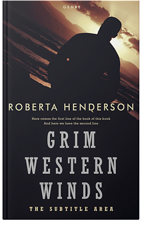 Pre Made Book Cover Rodeo Dust