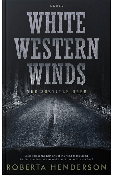 Front view of Manatee #9487 - Premade Mystery & Thriller & Suspense Book Cover