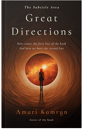 Pre Made Book Cover Copper