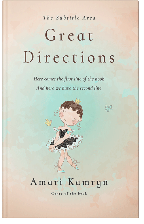 Front view of Premade Teen & Young Adult Book Cover - Periglacial Blue