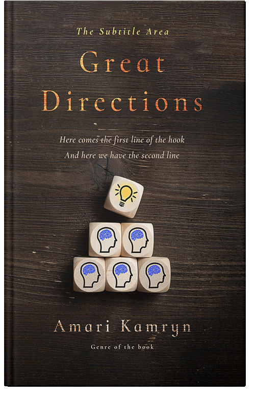 Front view of Zeus #9508 - Premade Business Book Cover