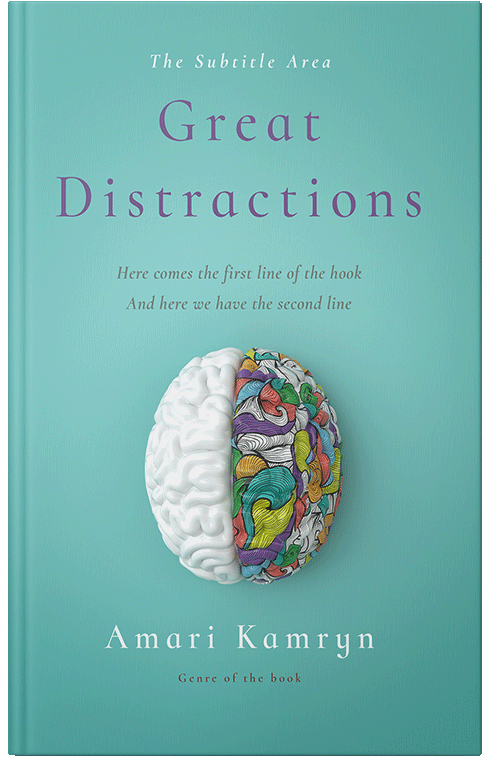 Front view of Premade Education Book Cover - Neptune