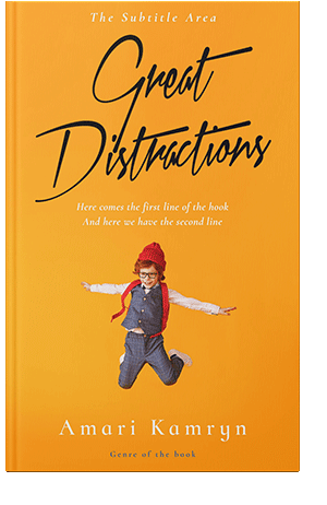 Pre Made Book Cover Sun