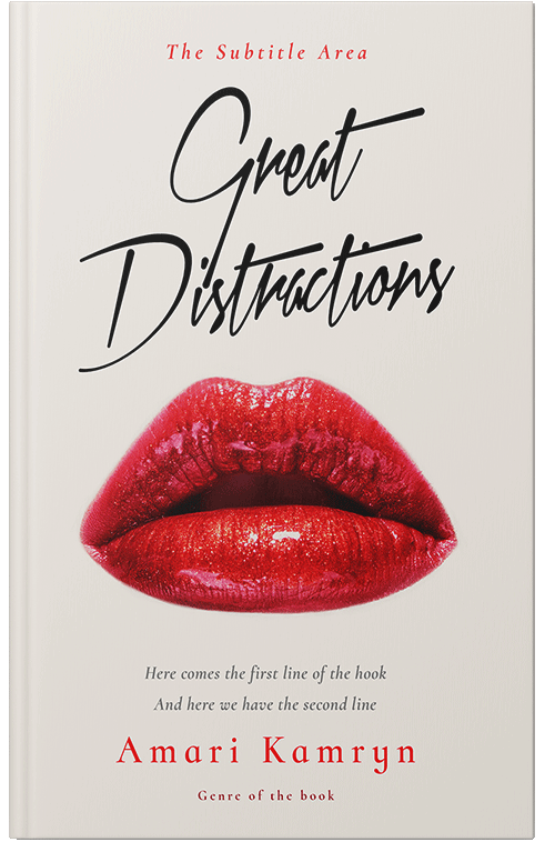 Front view of Premade Erotica Book Cover - Dawn Pink