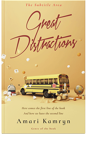 Pre Made Book Cover Buff