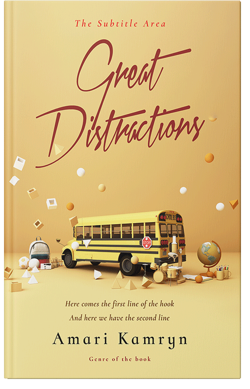 Front view of Buff #9513 - Premade Travel Book Cover