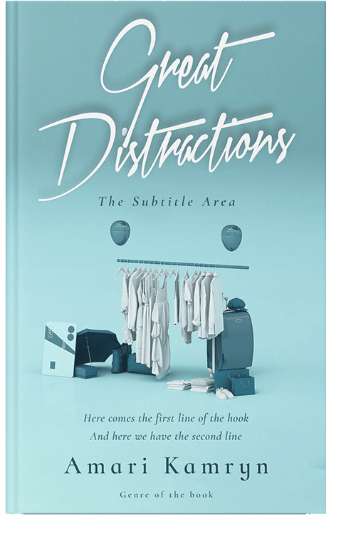 Front view of Aqua Island #9514 - Premade Travel Book Cover