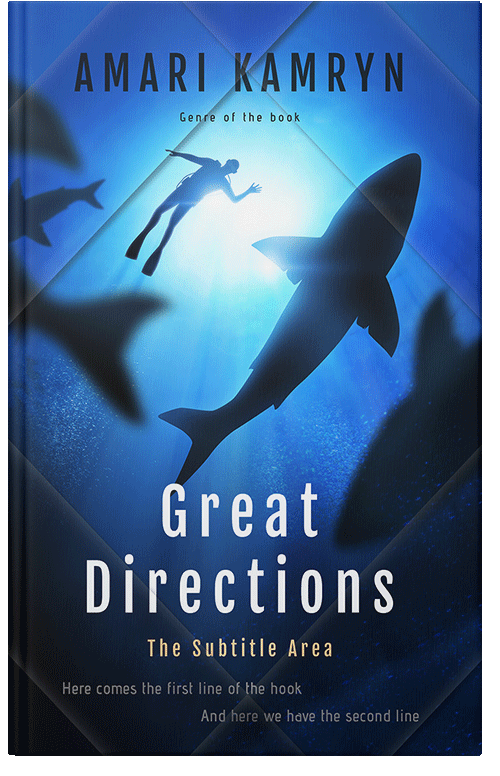 Front view of Blue Zodiac #9539 - Premade Mystery & Thriller & Suspense Book Cover