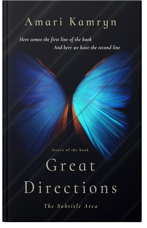 Front view of Ebony #9549 - Premade Self-Improvement & Self-Help Book Cover