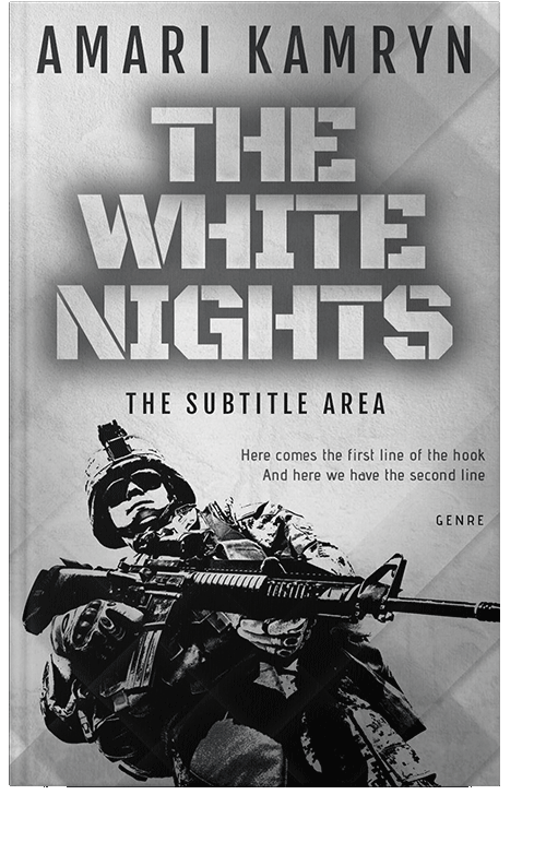 Front view of Silver #9551 - Premade Mystery & Thriller & Suspense Book Cover