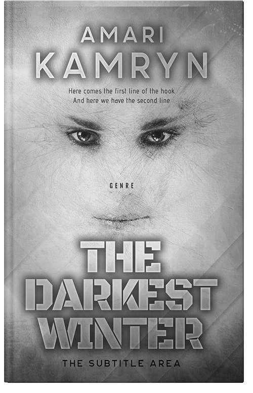 Front view of Silver #9553 - Premade Mystery & Thriller & Suspense Book Cover