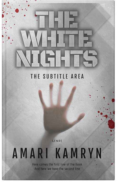 Front view of Premade Mystery & Thriller & Suspense Book Cover - French Gray