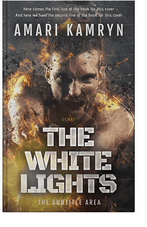 Pre Made Book Cover Taupe