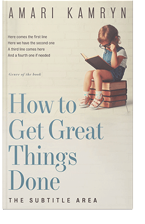 Pre Made Book Cover White Rock