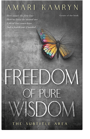 Pre Made Book Cover Dove Gray