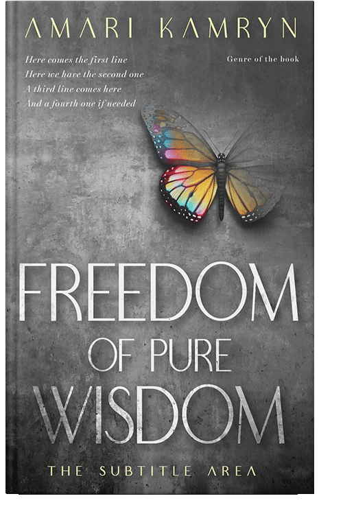 Front view of Dove Gray #9594 - Premade Religion & Spirituality Book Cover