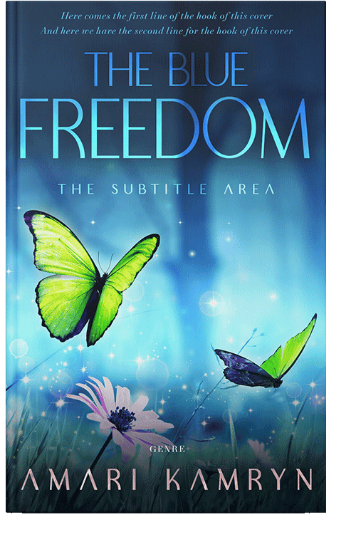 Front view of Elephant #9600 - Premade Poetry Book Cover