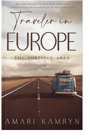 Pre Made Book Cover Crater Brown