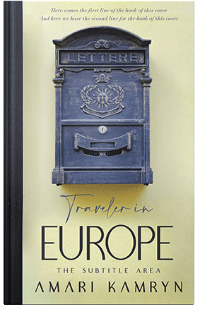 Pre Made Book Cover Oxford Blue