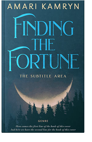 Pre Made Book Cover Nile Blue