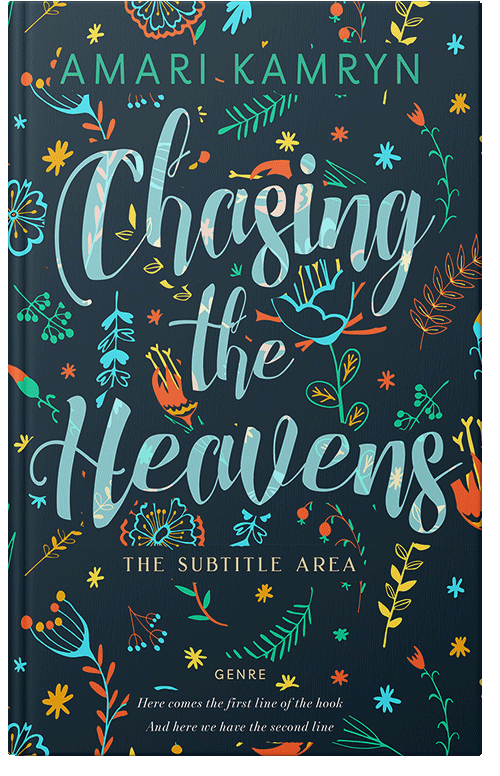 Front view of Premade Abstract Book Cover - Big Stone