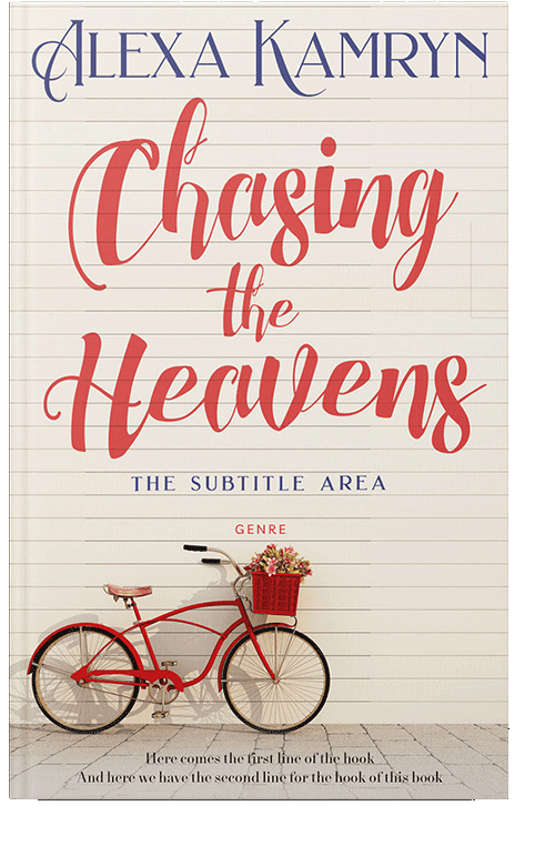 Front view of Merino #9631 - Premade Abstract Book Cover | BookCoverZone