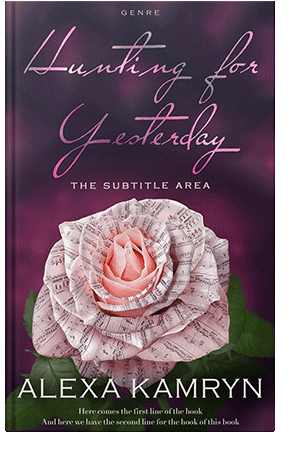 Pre Made Book Cover Blossom