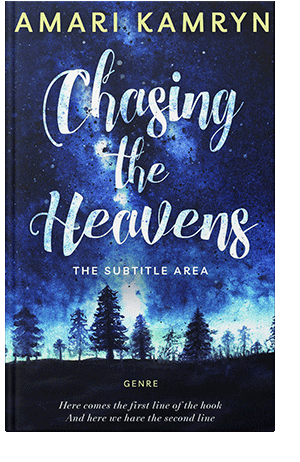 Pre Made Book Cover Black