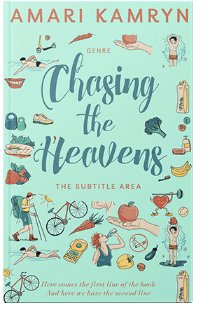 Pre Made Book Cover Mint Tulip