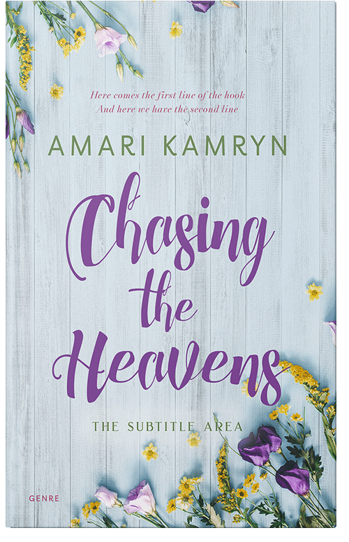 Front view of Premade Poetry Book Cover - Mystic