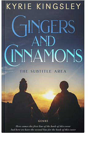 Pre Made Book Cover Ebony Clay