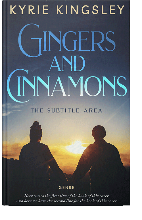 Front view of Ebony Clay #9656 - Premade Romance Book Cover