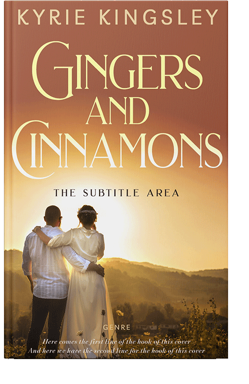 Front view of Sepia Skin #9657 - Premade Romance Book Cover