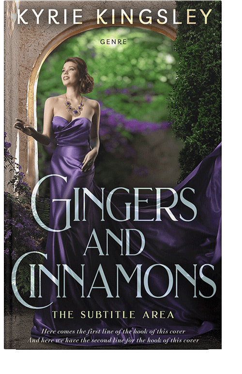 Front view of Tuatara #9658 - Premade Romance Book Cover