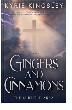 Pre Made Book Cover Ebony Clay