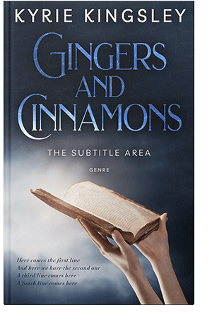 Pre Made Book Cover Silver Rust