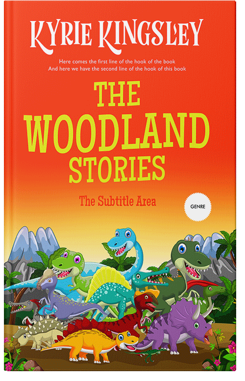 Front view of Killarney #9668 - Premade Fantasy Book Cover