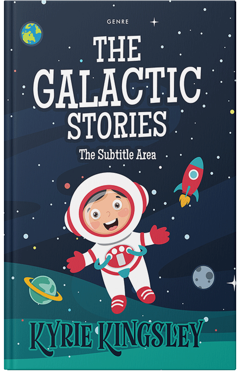 Front view of Premade Science Fiction Book Cover - Blue Zodiac