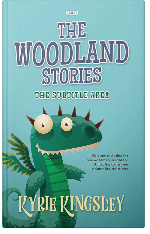 Front view of Premade Fantasy Book Cover - Glacier