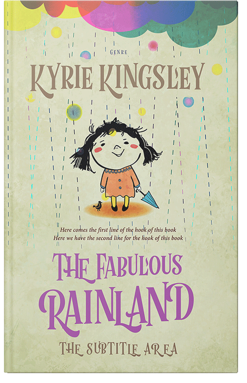 Front view of Premade Children's Book Cover - Tana