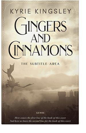 Pre Made Book Cover Stark White