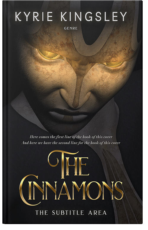 Front view of Cod Gray #9691 - Premade Science Fiction Book Cover