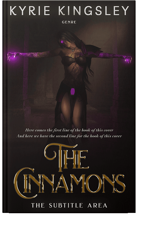 Front view of Night Rider #9692 - Premade Fantasy Book Cover