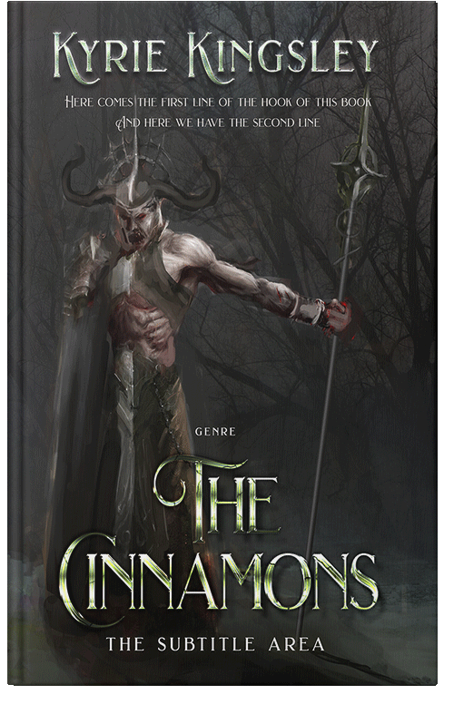 Front view of Premade Fantasy Book Cover - Tuatara