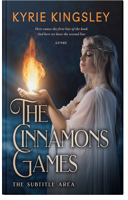 Front view of Premade Fantasy Book Cover - Sorrell Brown