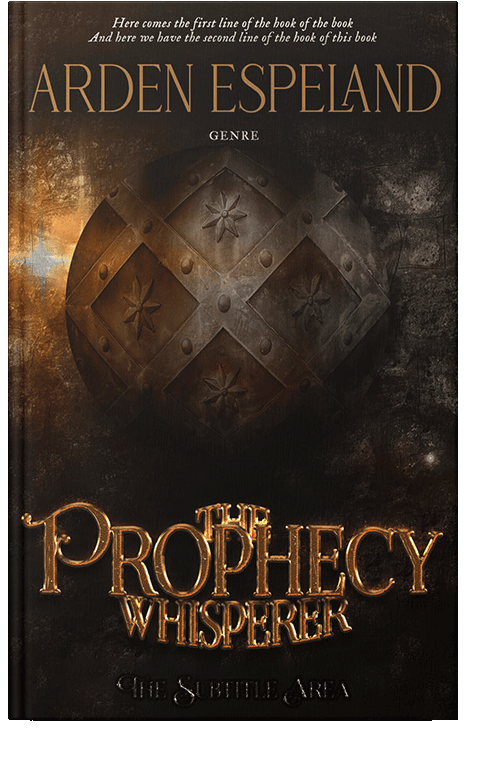 Front view of Crowshead #9712 - Premade Historical Book Cover