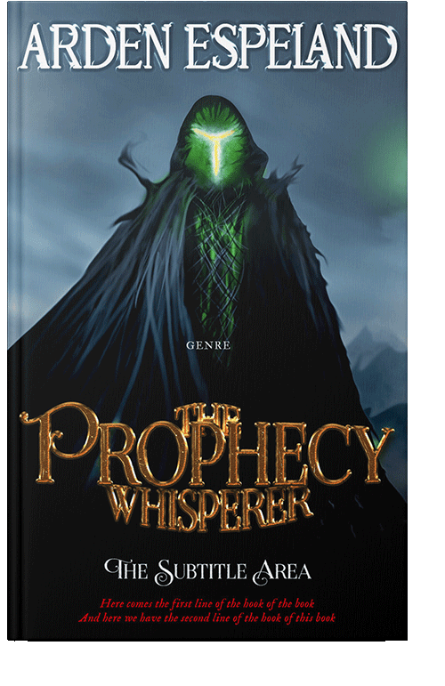 Front view of Woodsmoke #9717 - Premade Fantasy Book Cover